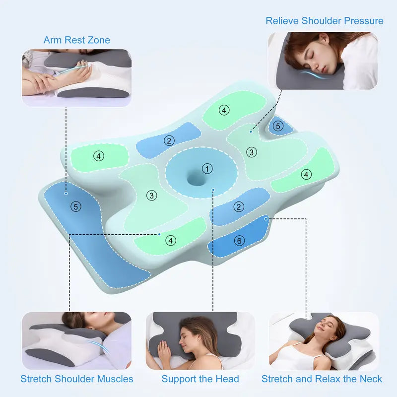 Ergonomic Memory Neck Pillow